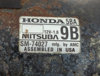 2016-2021 Honda Civic Car Starter Motor Solenoid OEM P/N:SM-74027 Fits Fits 2016 2017 2018 2019 2020 2021 OEM Used Auto Part