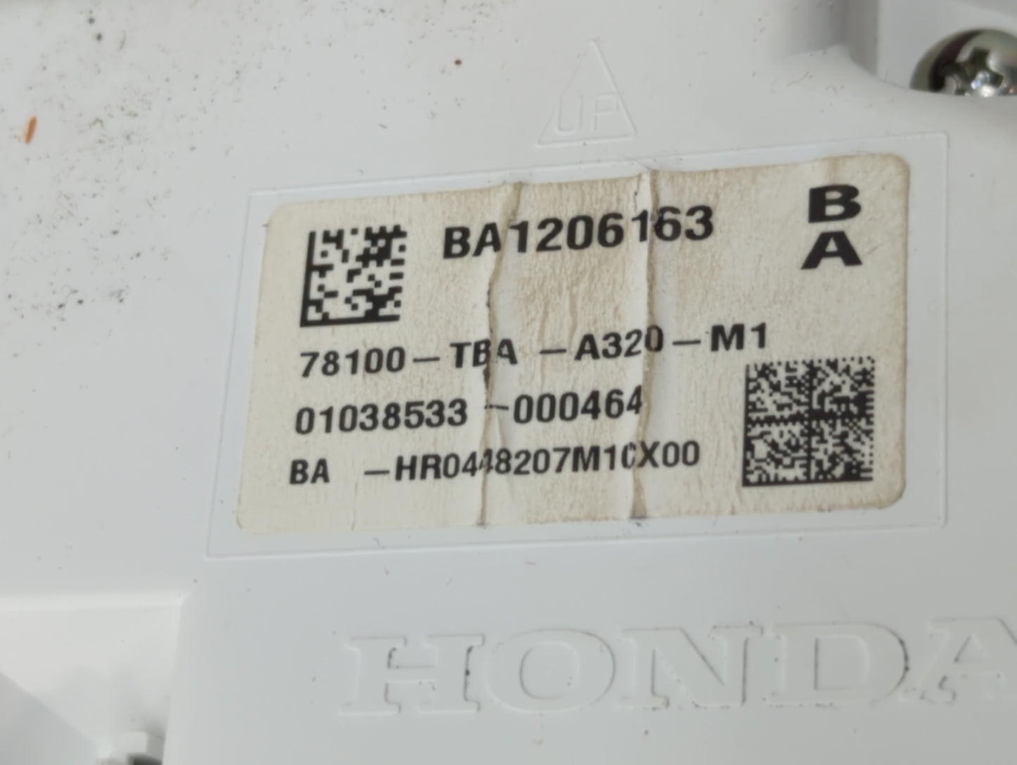 2016-2018 Honda Civic Instrument Cluster Speedometer Gauges P/N:78100-TBA-A310-M1 Fits Fits 2016 2017 2018 OEM Used Auto Par