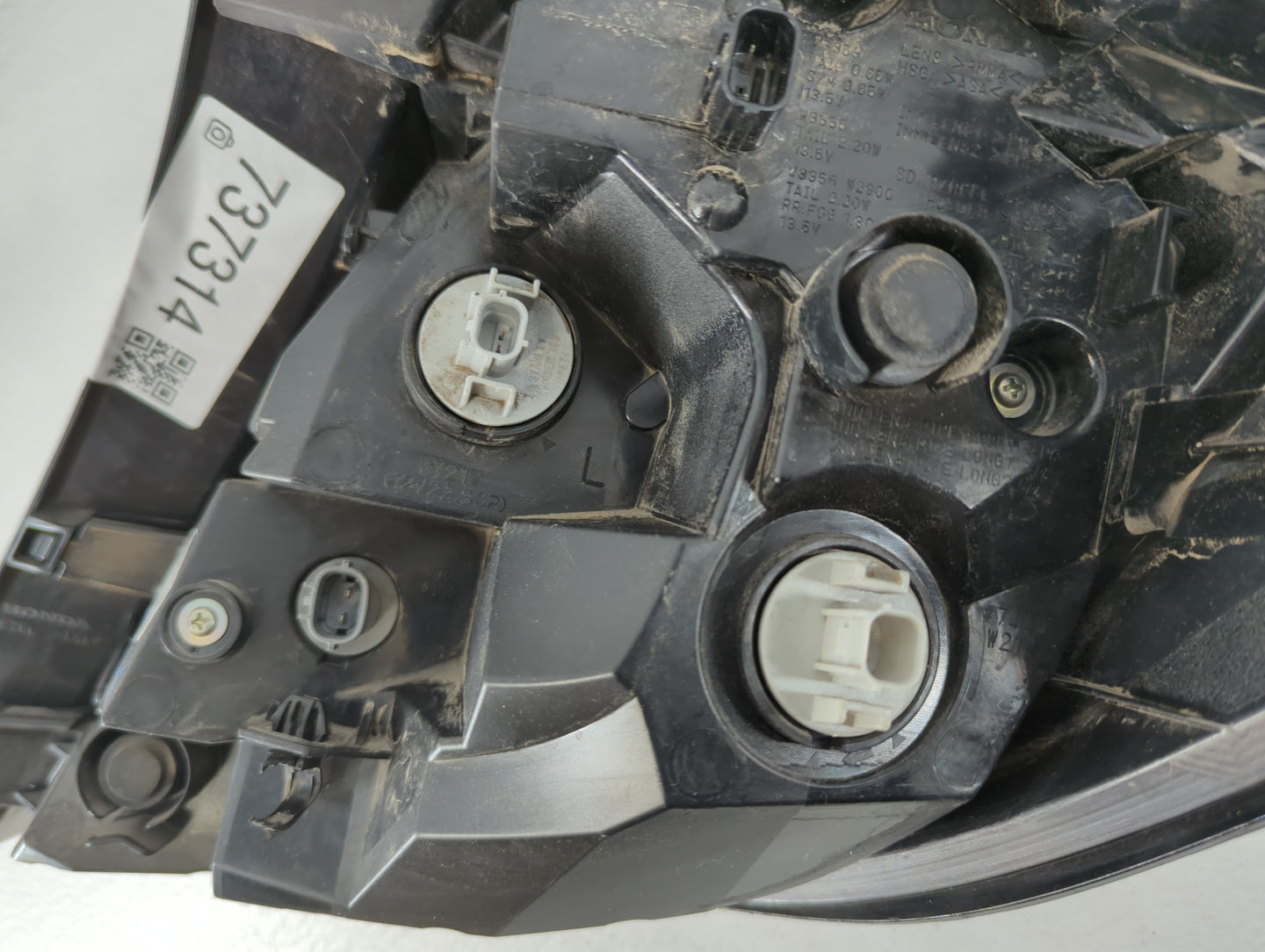 2018 Honda Civic Tail Light Assembly Passenger Right OEM Fits OEM Used Auto Parts - Oemusedautoparts1.com