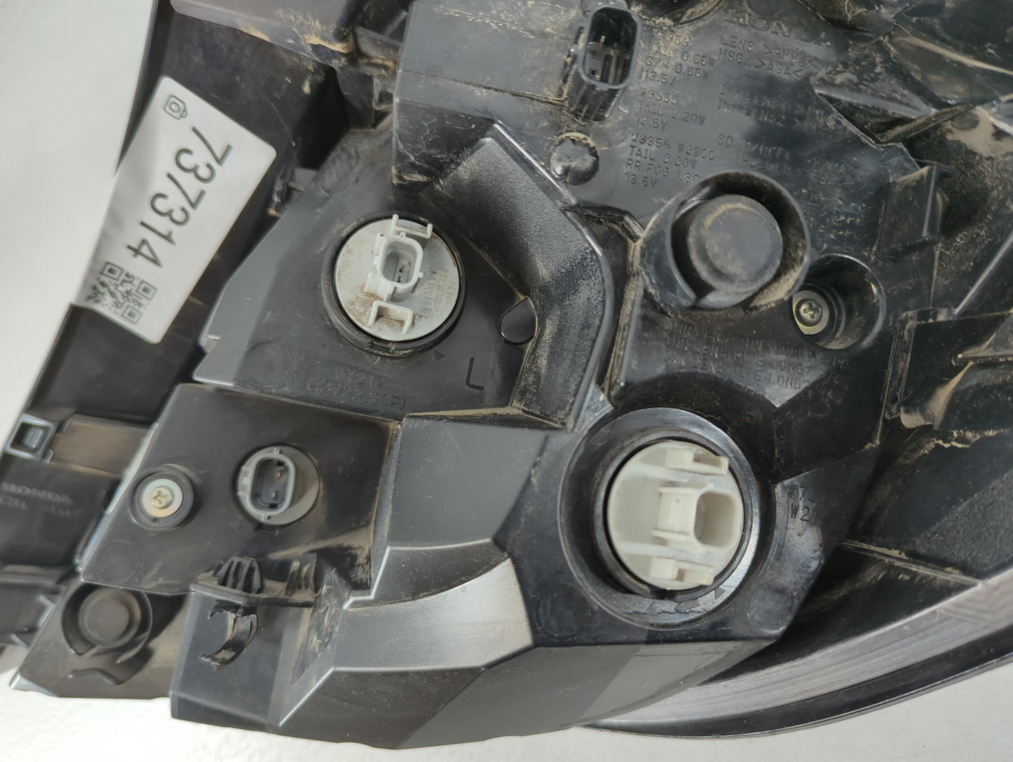 2018 Honda Civic Tail Light Assembly Passenger Right OEM Fits OEM Used Auto Parts - Oemusedautoparts1.com