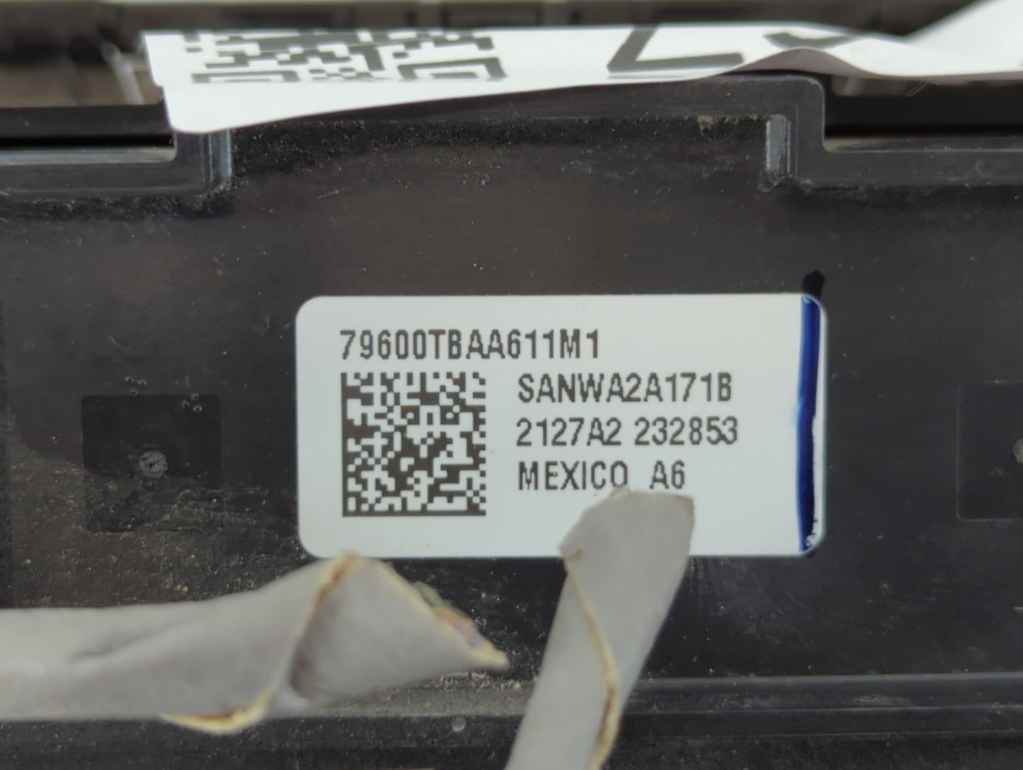2016-2018 Honda Civic Climate Control Module Temperature AC/Heater Replacement P/N:2127A2 232853 Fits Fits 2016 2017 2018 OE