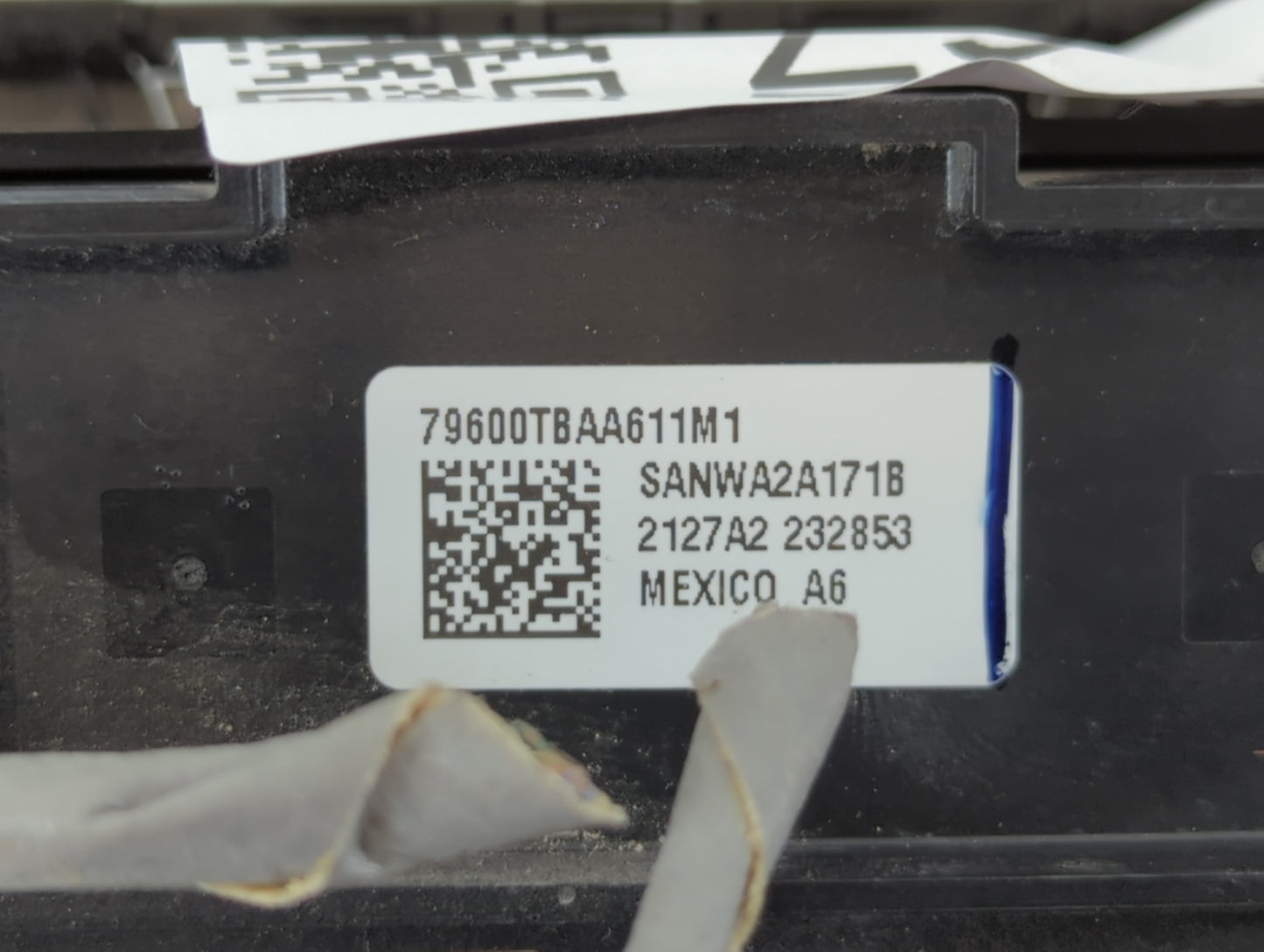 2016-2018 Honda Civic Climate Control Module Temperature AC/Heater Replacement P/N:2127A2 232853 Fits Fits 2016 2017 2018 OE