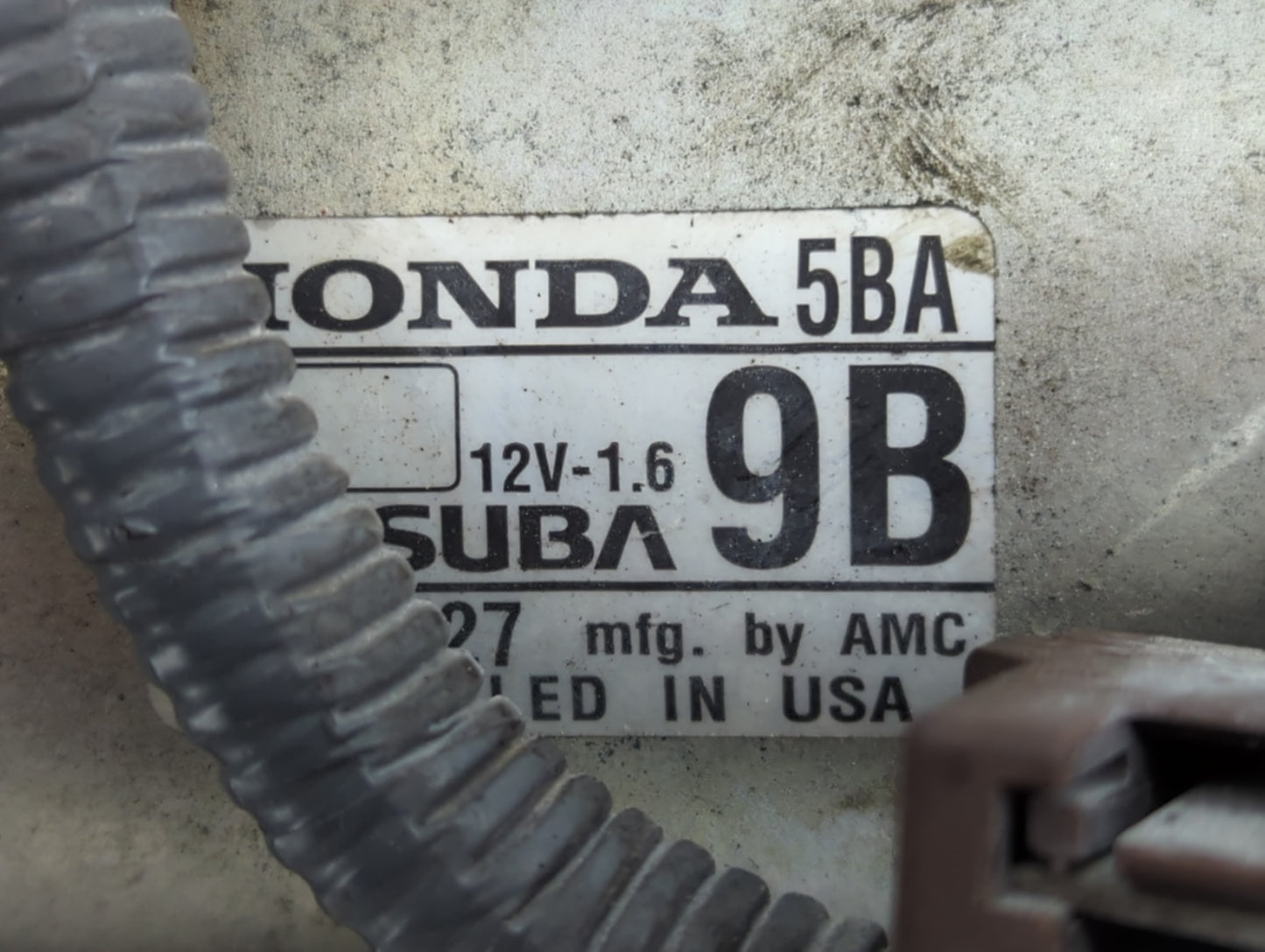2016-2021 Honda Civic Car Starter Motor Solenoid OEM Fits Fits 2016 2017 2018 2019 2020 2021 OEM Used Auto Parts - Oemusedau