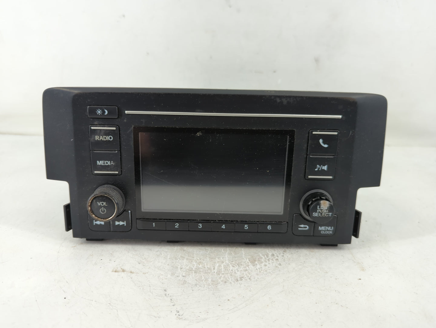 2016-2017 Honda Civic Radio AM FM Cd Player Receiver Replacement P/N:9100-TBA-A11 Fits Fits 2016 2017 OEM Used Auto Parts - 