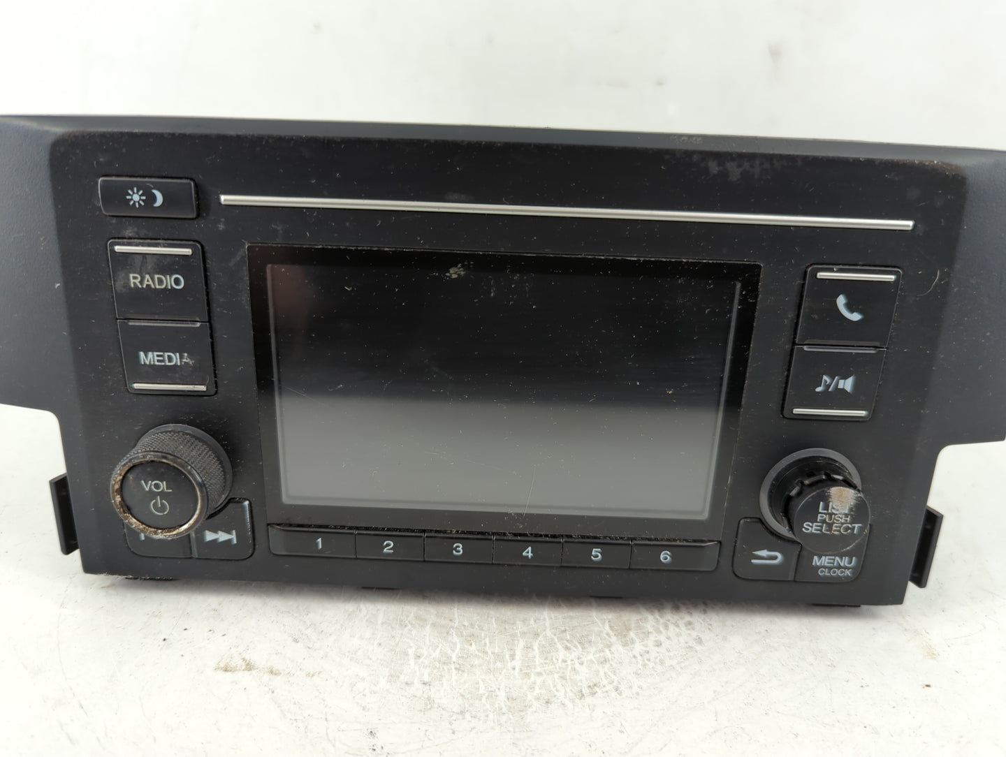2016-2017 Honda Civic Radio AM FM Cd Player Receiver Replacement P/N:9100-TBA-A11 Fits Fits 2016 2017 OEM Used Auto Parts - 