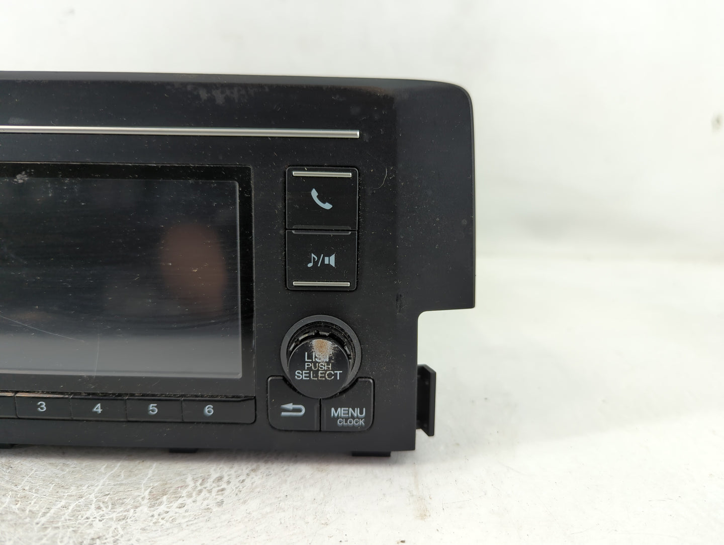 2016-2017 Honda Civic Radio AM FM Cd Player Receiver Replacement P/N:9100-TBA-A11 Fits Fits 2016 2017 OEM Used Auto Parts - 