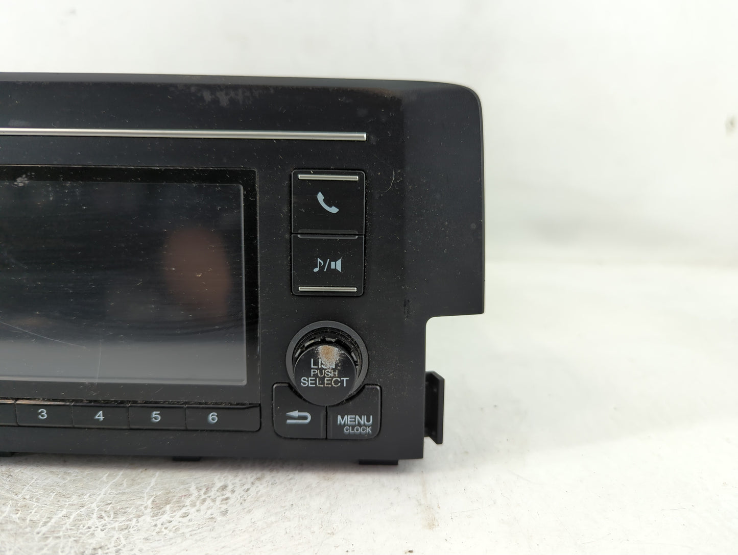 2016-2017 Honda Civic Radio AM FM Cd Player Receiver Replacement P/N:9100-TBA-A11 Fits Fits 2016 2017 OEM Used Auto Parts - 