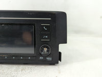 2016-2017 Honda Civic Radio AM FM Cd Player Receiver Replacement P/N:9100-TBA-A11 Fits Fits 2016 2017 OEM Used Auto Parts - 