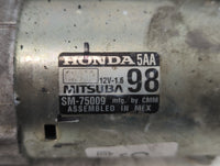 2016-2017 Honda Civic Car Starter Motor Solenoid OEM P/N:SM-75009 Fits Fits 2016 2017 2020 OEM Used Auto Parts - Oemusedauto