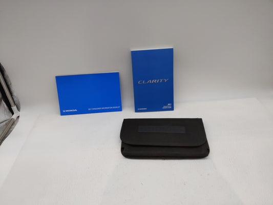 2017 Honda Clarity Owners Manual Book Guide OEM Used Auto Parts