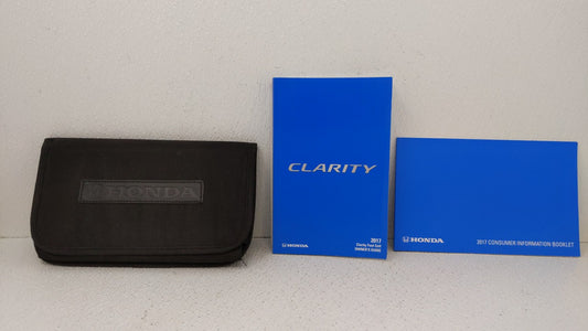 2017 Honda Clarity Owners Manual Book Guide OEM Used Auto Parts