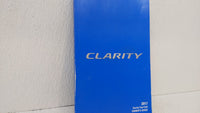 2017 Honda Clarity Owners Manual Book Guide OEM Used Auto Parts - Oemusedautoparts1.com