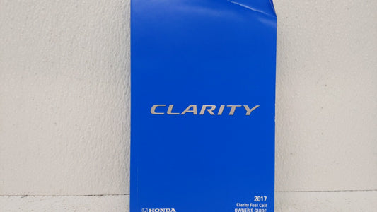 2017 Honda Clarity Owners Manual Book Guide OEM Used Auto Parts - Oemusedautoparts1.com