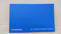 2017 Honda Clarity Owners Manual Book Guide OEM Used Auto Parts - Oemusedautoparts1.com