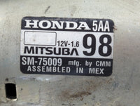 2020 Honda Cr-V Car Starter Motor Solenoid OEM P/N:SM-75009 Fits Fits 2016 2017 OEM Used Auto Parts - Oemusedautoparts1.com