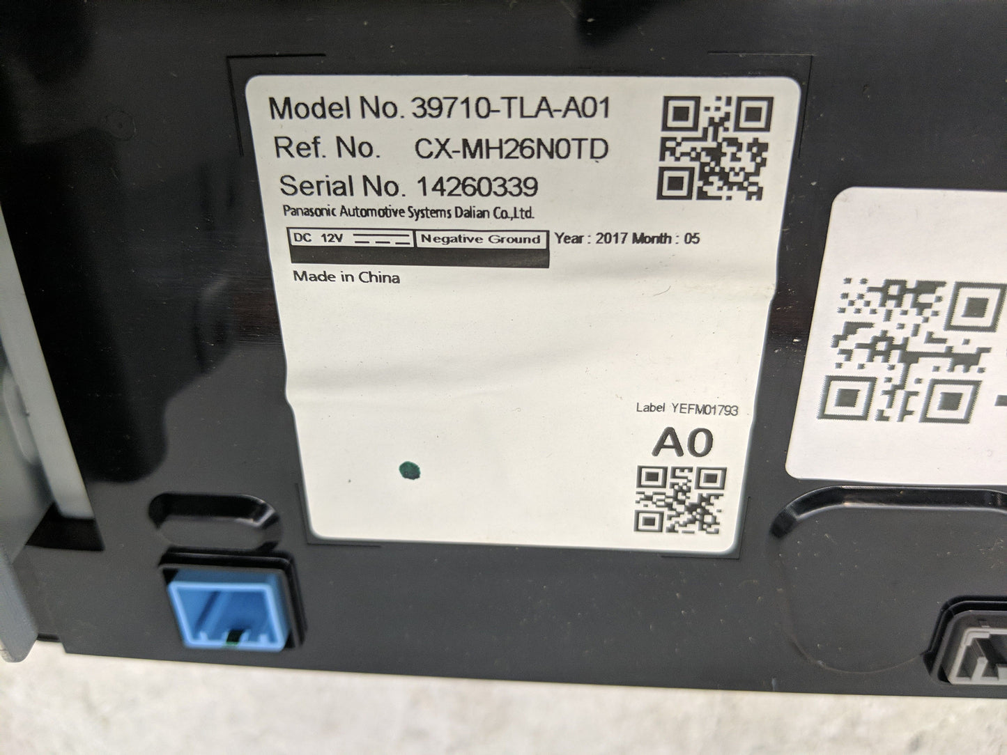 2017 Honda Cr-v Information Display Screen - Oemusedautoparts1.com
