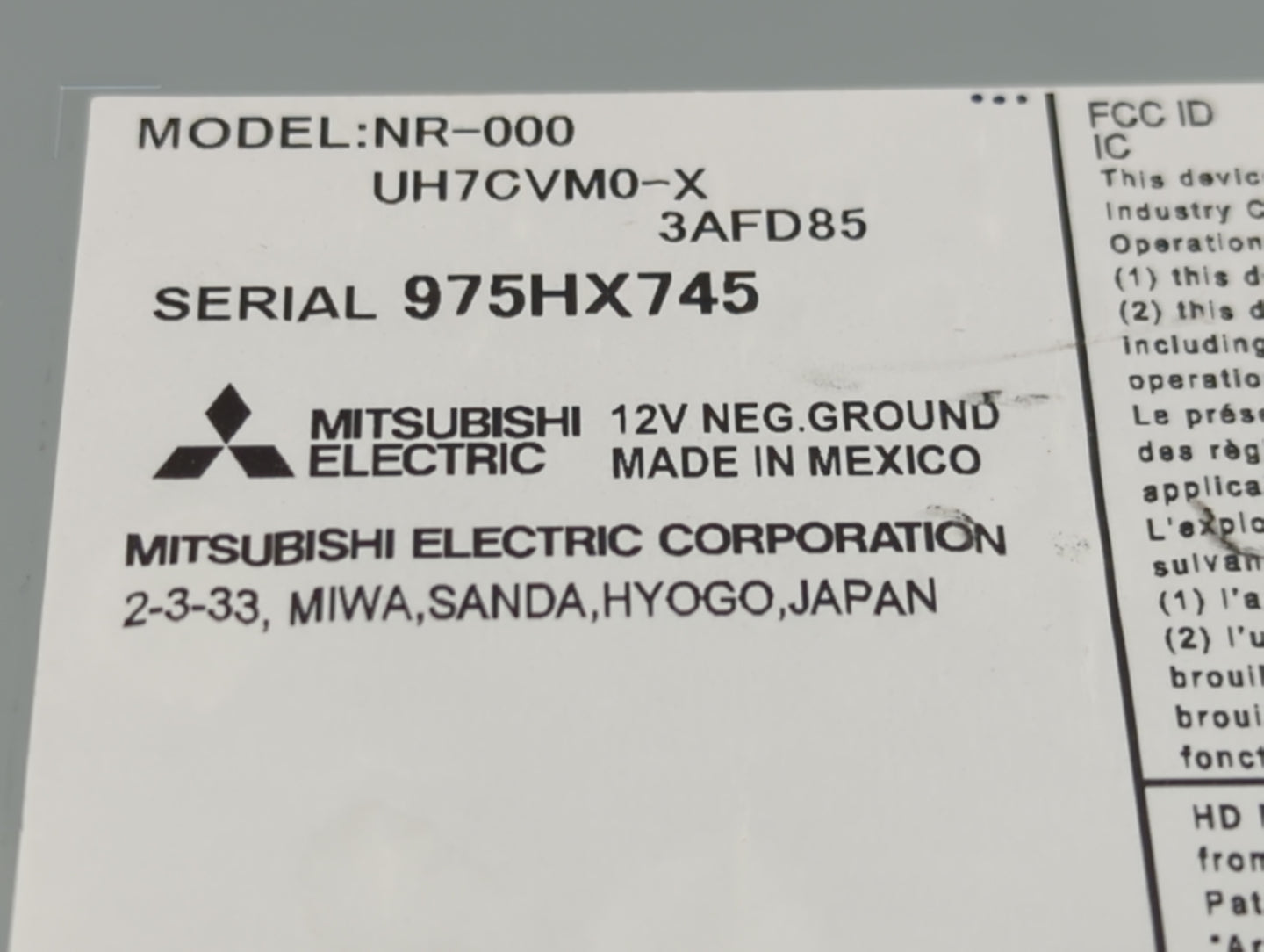 2017-2017 Honda Cr-v Radio Display Info Screen Oem 1465899 - Oemusedautoparts1.com