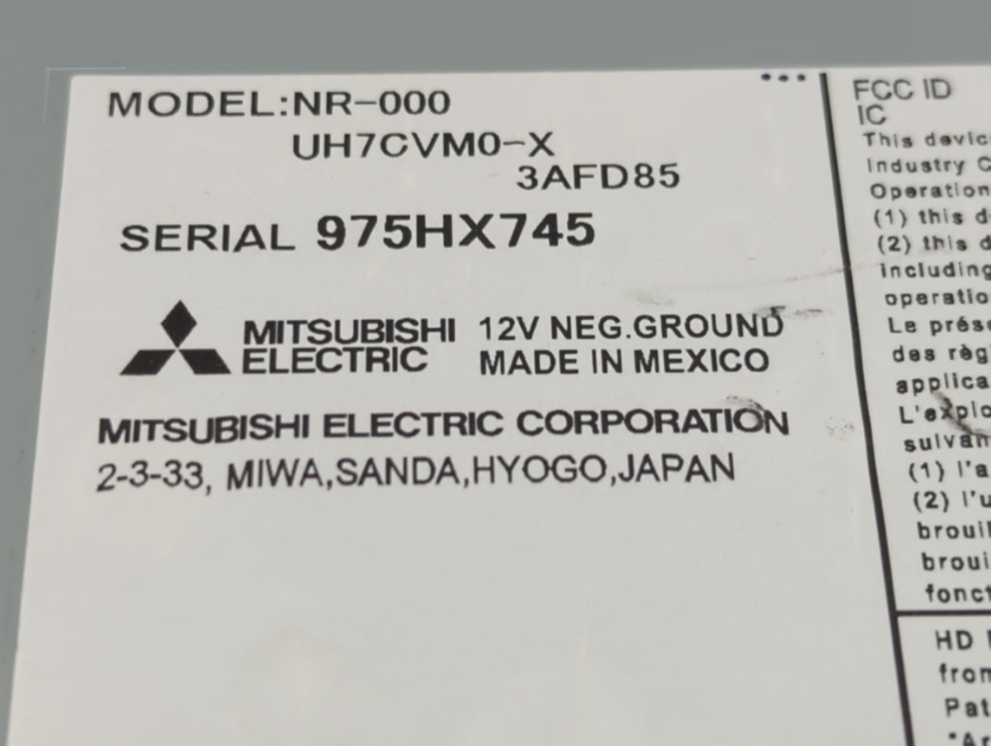2017-2017 Honda Cr-v Radio Display Info Screen Oem 1465899 - Oemusedautoparts1.com