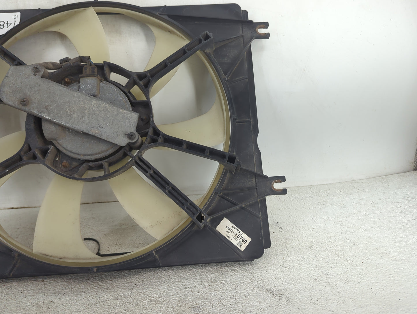 2017-2022 Honda Cr-V Electric Radiator Cooling Fan Motor Assembly P/N:A01275M06740 Fits Fits 2017 2018 2019 2020 2021 2022 O