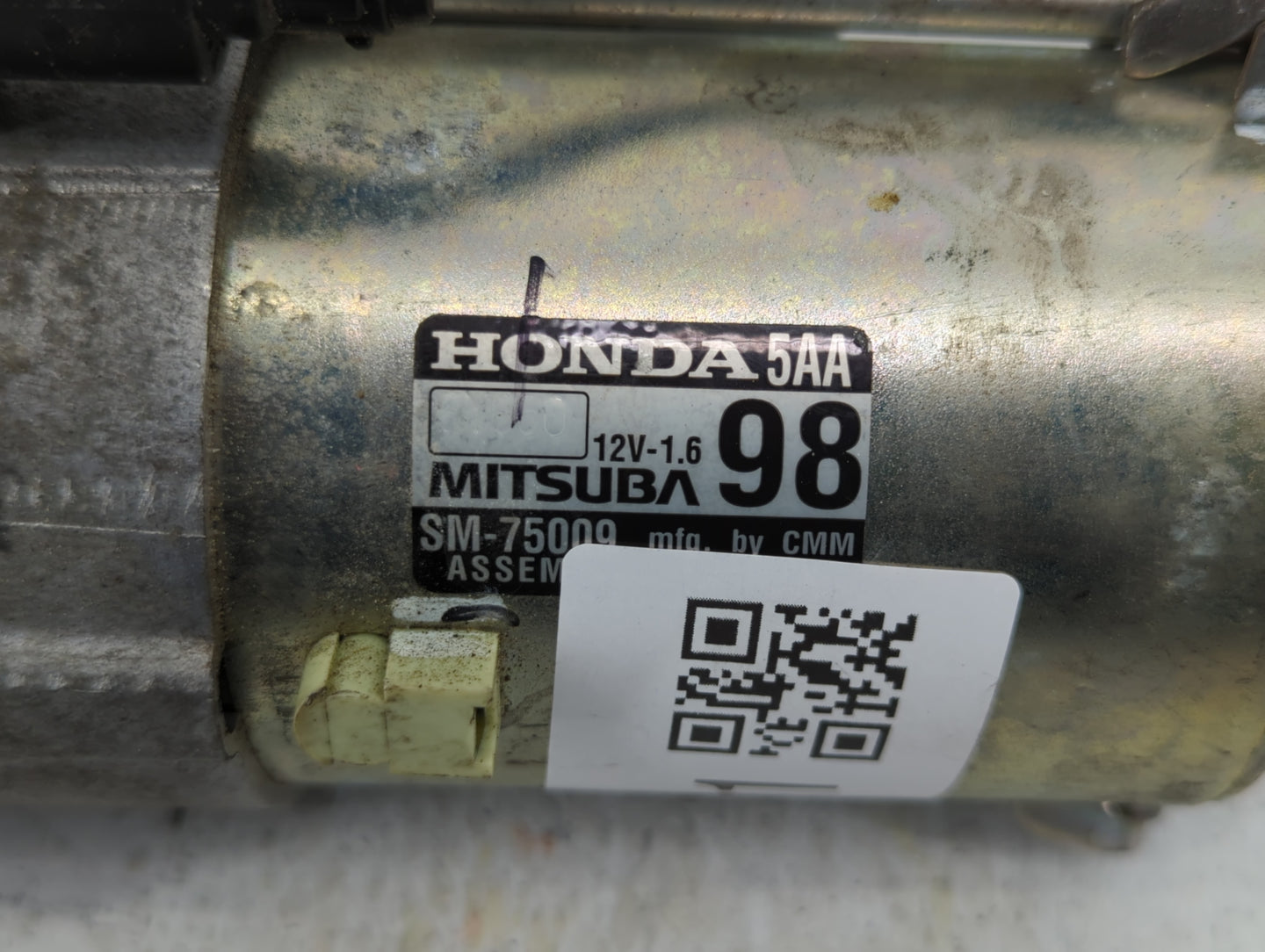 2020 Honda Cr-V Car Starter Motor Solenoid OEM P/N:SM-75009 Fits Fits 2016 2017 OEM Used Auto Parts - Oemusedautoparts1.com