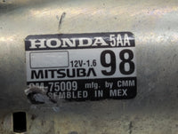 2020 Honda Cr-V Car Starter Motor Solenoid OEM P/N:SM-75009 Fits Fits 2016 2017 OEM Used Auto Parts - Oemusedautoparts1.com