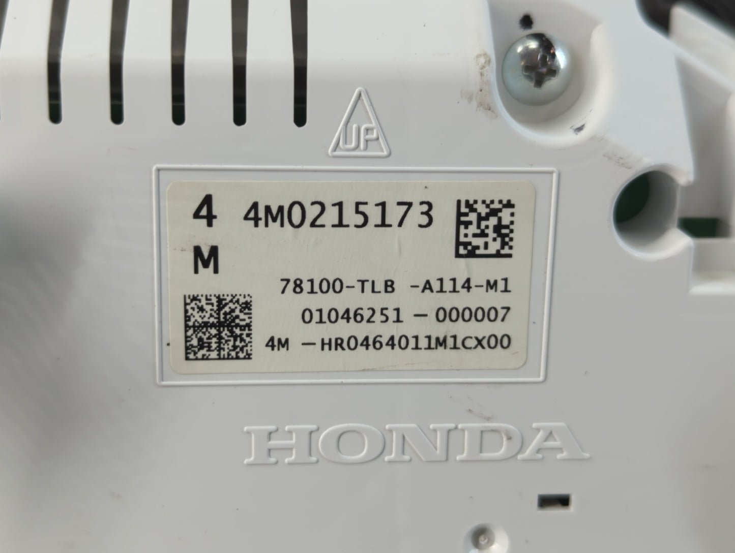 2017-2022 Honda Cr-V Instrument Cluster Speedometer Gauges P/N:78100-TLB-A114-M1 4M0215173 Fits Fits 2017 2018 2019 2020 202