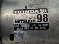2020 Honda Cr-V Car Starter Motor Solenoid OEM P/N:SM-75009 Fits Fits 2016 2017 OEM Used Auto Parts - Oemusedautoparts1.com