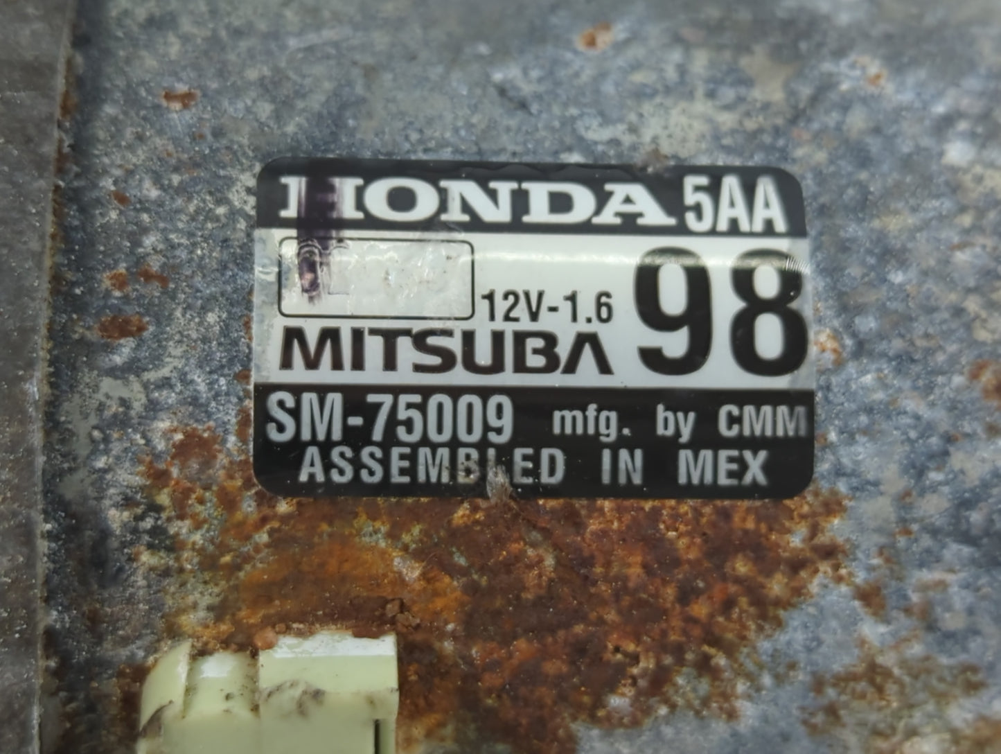 2017-2019 Honda Cr-V Car Starter Motor Solenoid OEM P/N:SM-75009 Fits Fits 2017 2018 2019 OEM Used Auto Parts - Oemusedautop