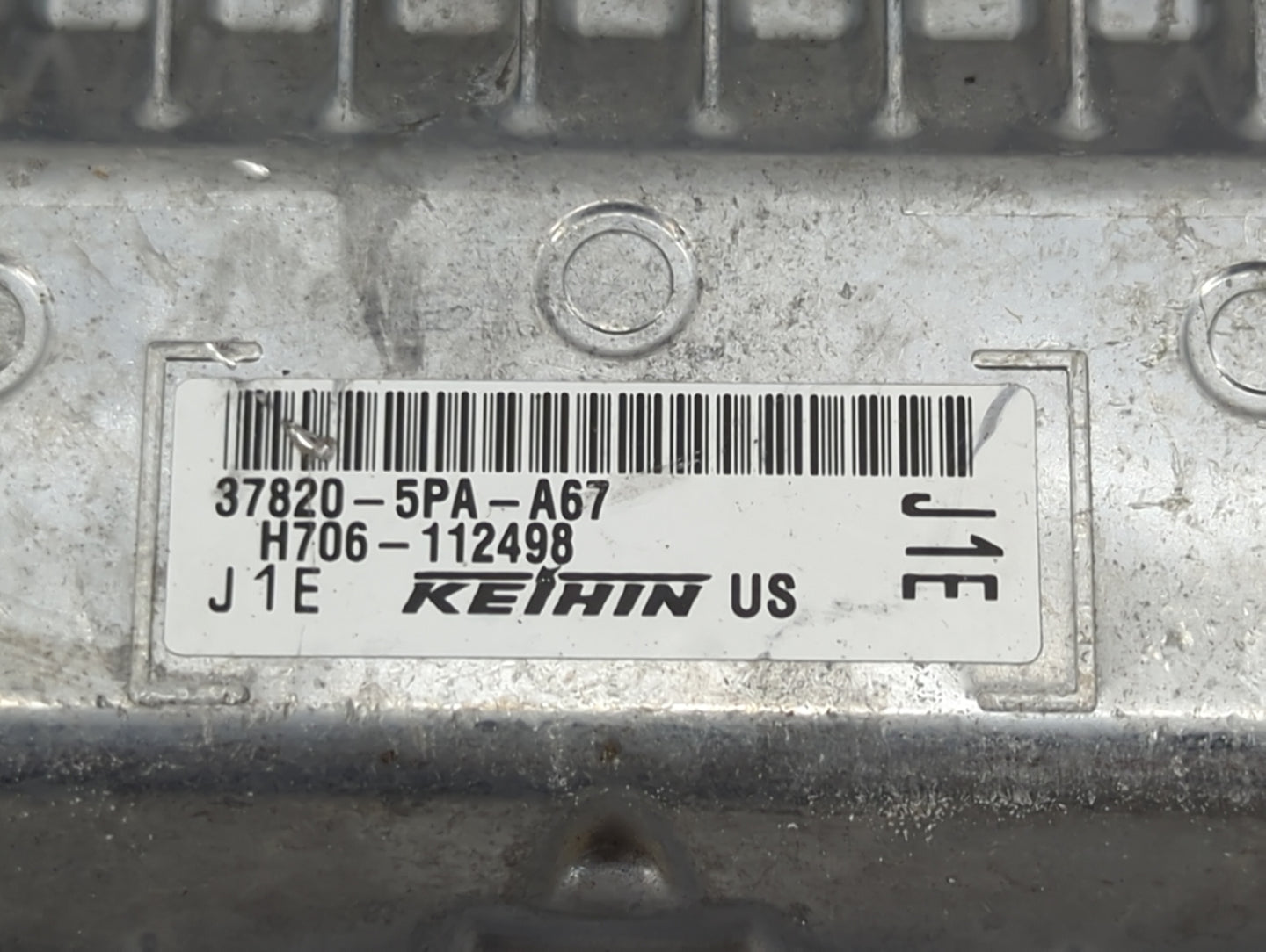 2017 Honda Crv PCM Engine Control Computer ECU ECM PCU OEM P/N:37820-5PA-A67 H706-112498 Fits Fits 2018 OEM Used Auto Parts 