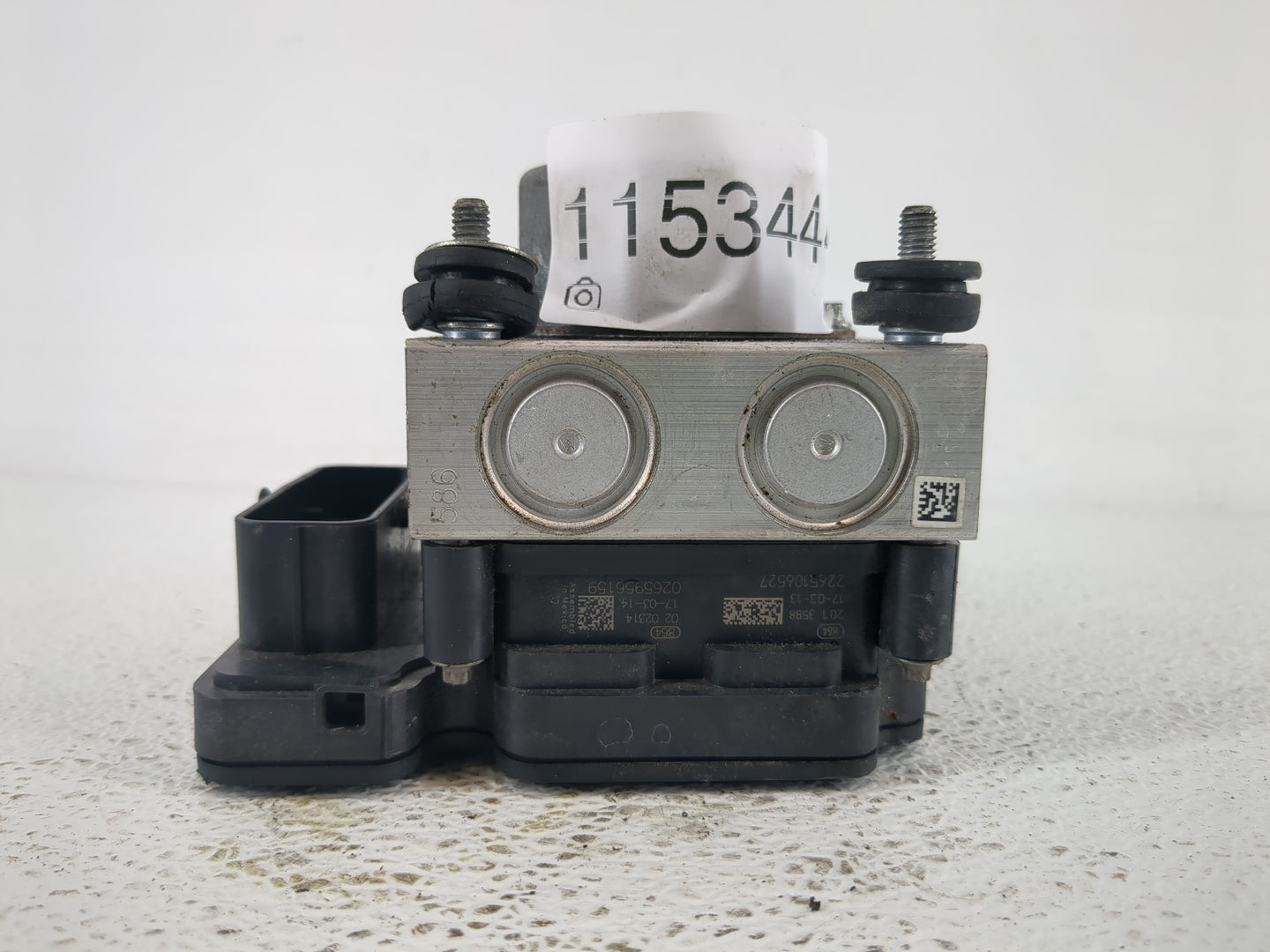 2017-2020 Honda Fit ABS Pump Control Module Replacement P/N:57110-T5R-A630-M1 Fits Fits 2017 2018 2019 2020 OEM Used Auto Pa