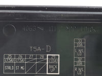 2015-2017 Honda Fit Fusebox Fuse Box Panel Relay Module Fits Fits 2015 2016 2017 OEM Used Auto Parts - Oemusedautoparts1.com