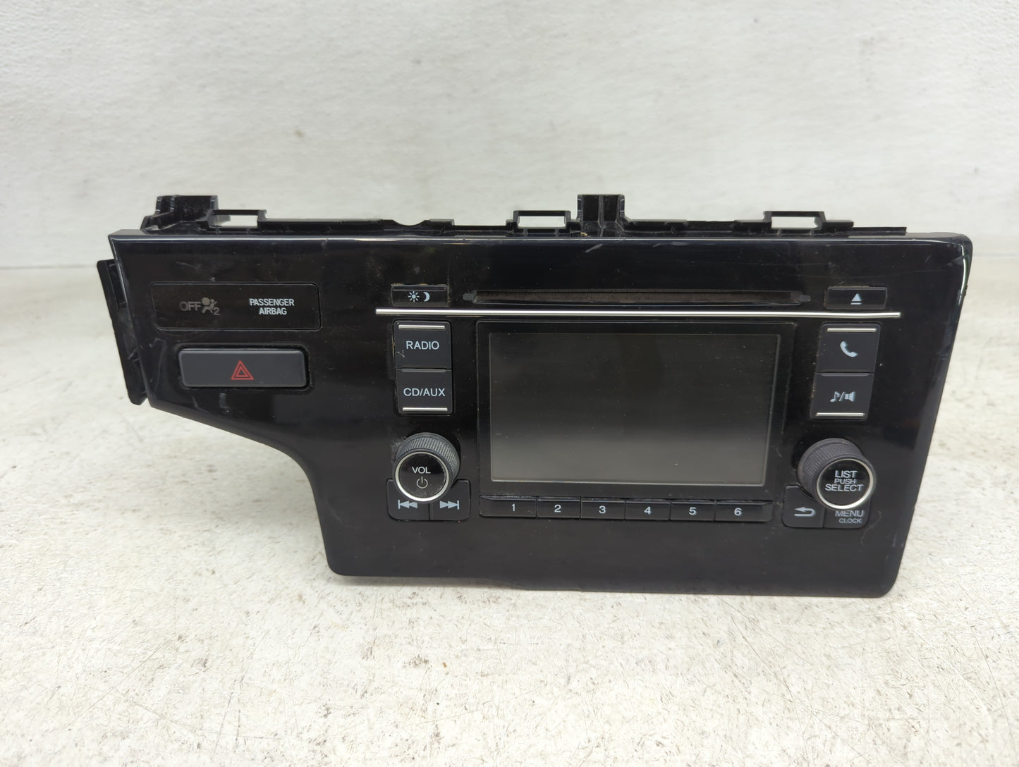 2017 Honda Fit Radio AM FM Cd Player Receiver Replacement P/N:39100-T5R-A81 Fits OEM Used Auto Parts - Oemusedautoparts1.com