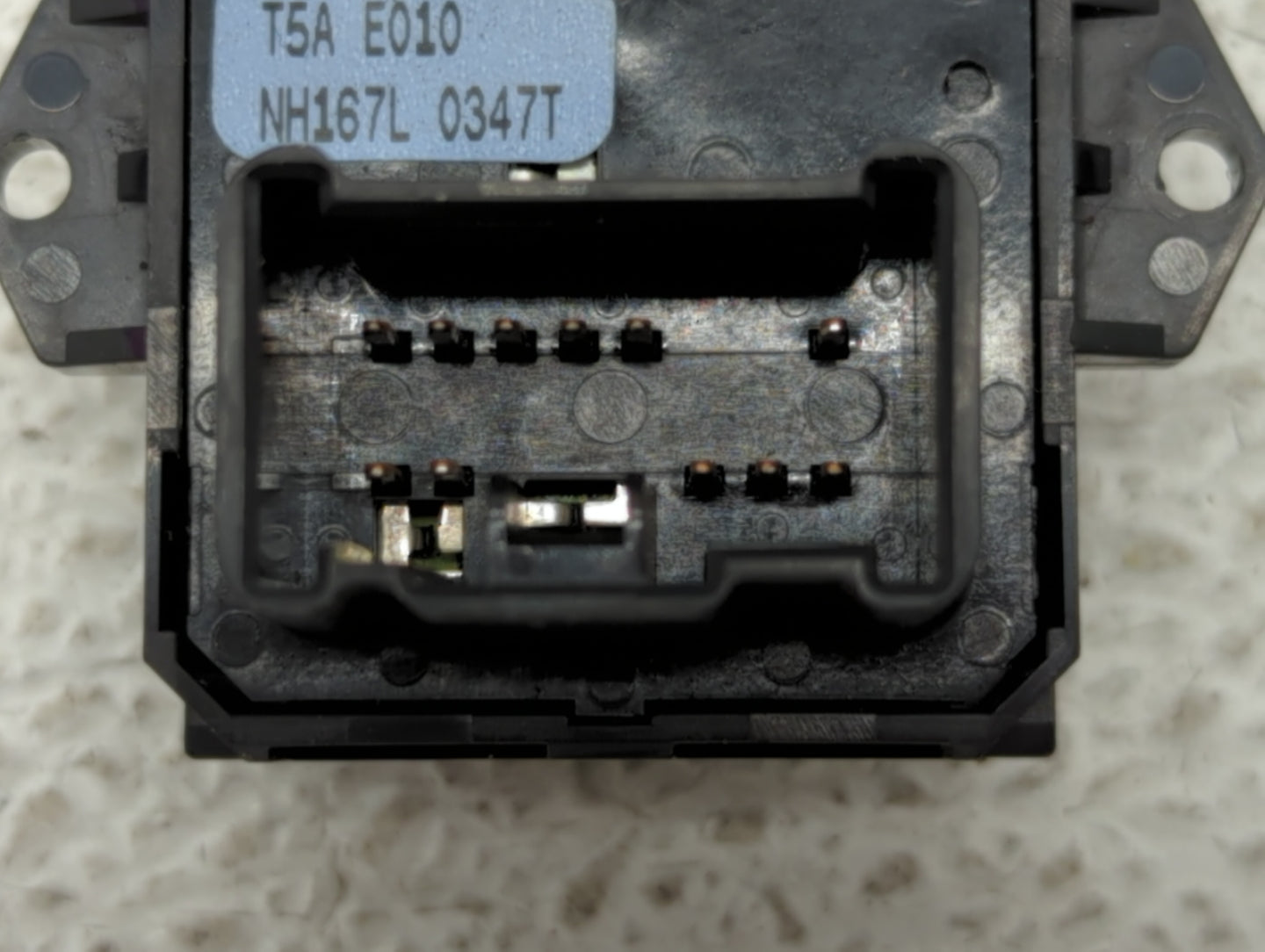 2015-2020 Honda Fit Master Power Window Switch Replacement Driver Side Left P/N:NH167L 0347T T5A E010 Fits OEM Used Auto Par