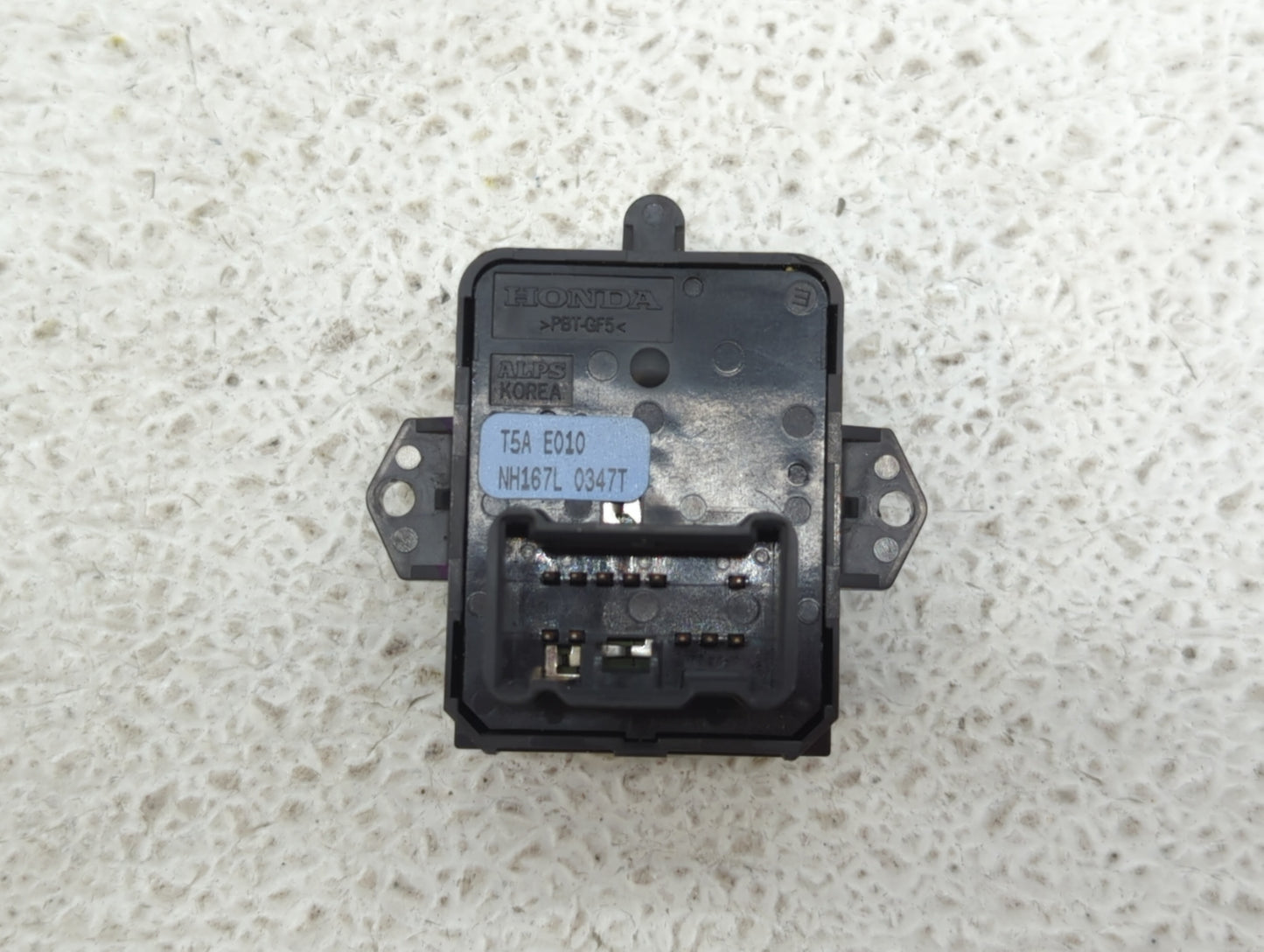 2015-2020 Honda Fit Master Power Window Switch Replacement Driver Side Left P/N:NH167L 0347T T5A E010 Fits OEM Used Auto Par