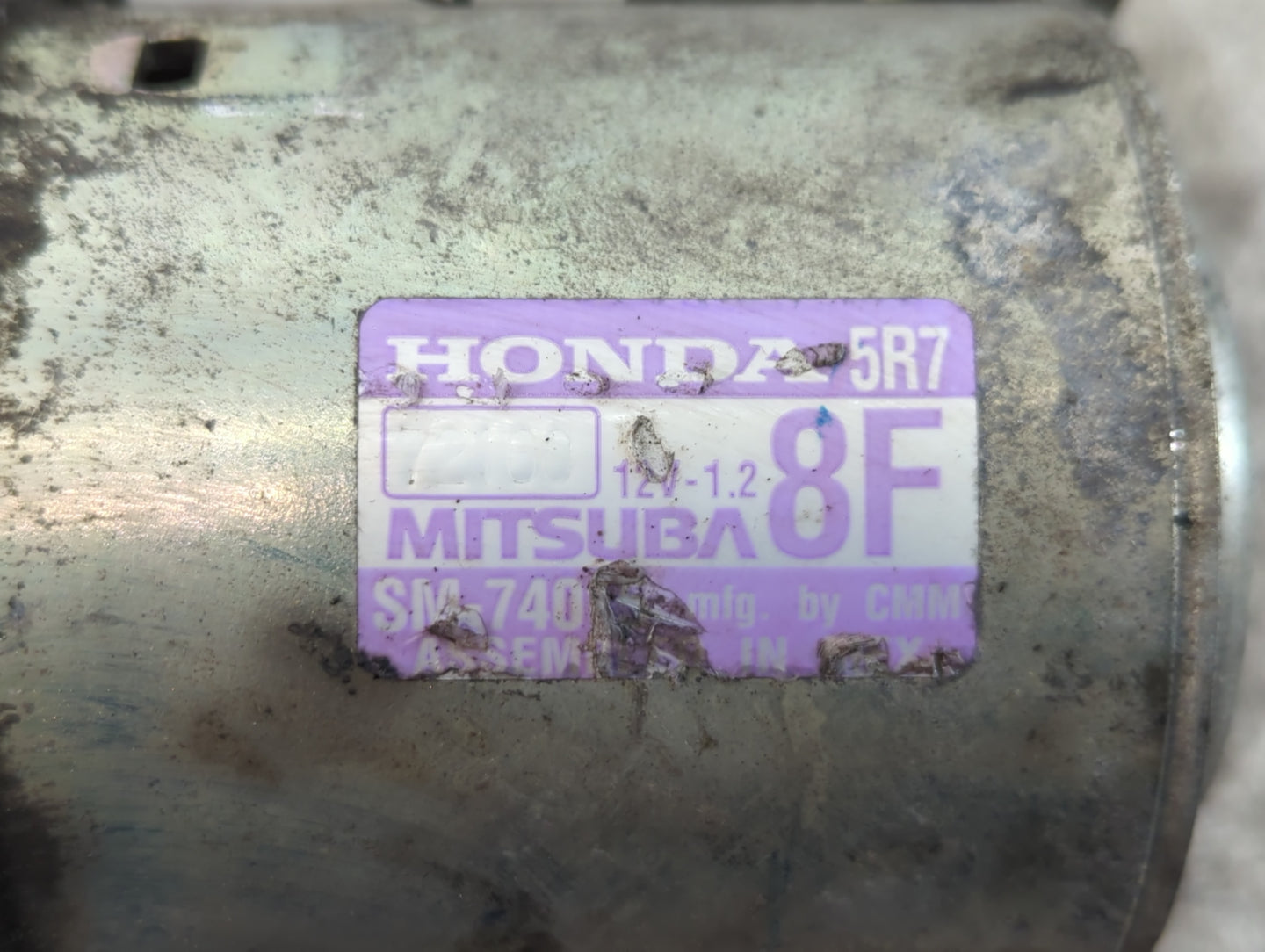 2015-2020 Honda Fit Car Starter Motor Solenoid OEM P/N:SM-740 Fits Fits 2015 2016 2017 2018 2019 2020 OEM Used Auto Parts - 