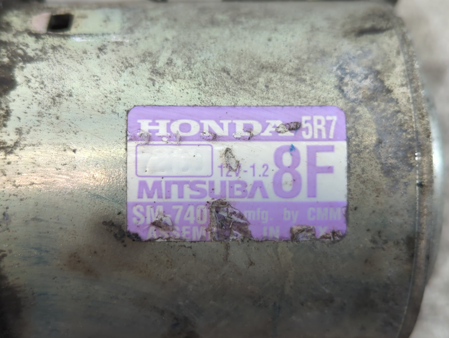 2015-2020 Honda Fit Car Starter Motor Solenoid OEM P/N:SM-740 Fits Fits 2015 2016 2017 2018 2019 2020 OEM Used Auto Parts - 