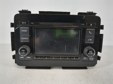 2017 Honda Hr-V Radio AM FM Cd Player Receiver Replacement P/N:39100-T7W-A81 Fits OEM Used Auto Parts - Oemusedautoparts1.co