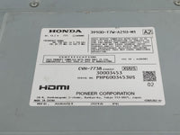 2017 Honda Hr-V Radio AM FM Cd Player Receiver Replacement P/N:39100-T7W-A210-M1 Fits OEM Used Auto Parts - Oemusedautoparts