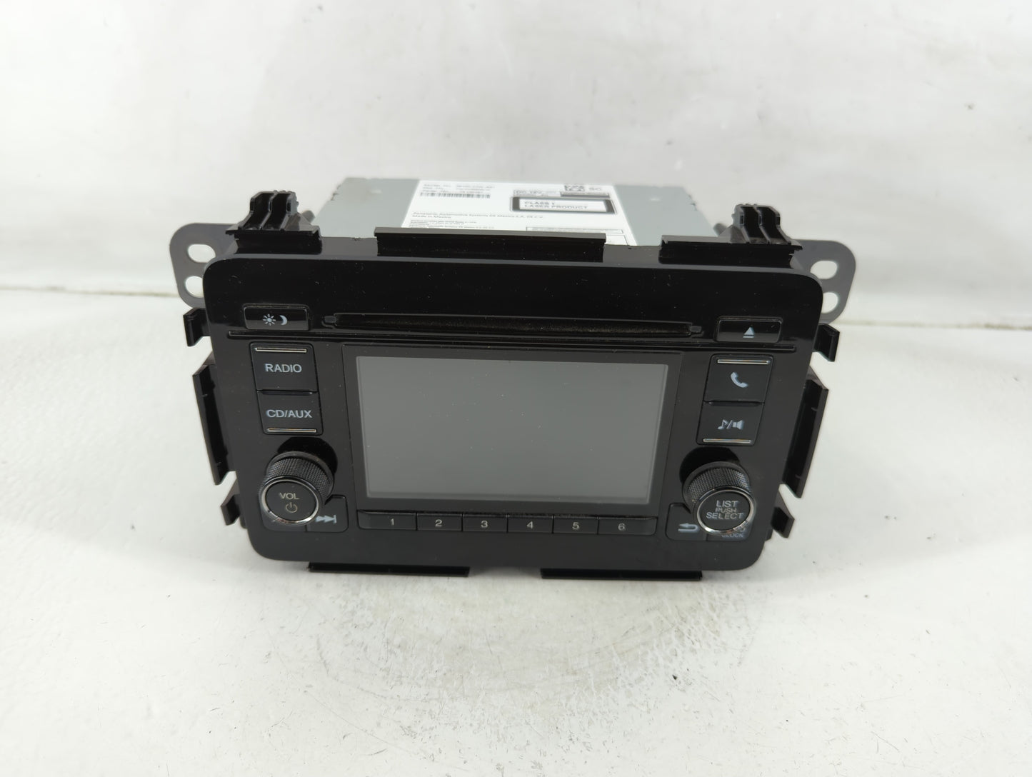 2017 Honda Hr-V Radio AM FM Cd Player Receiver Replacement P/N:39100-T7W-A81 Fits OEM Used Auto Parts - Oemusedautoparts1.co