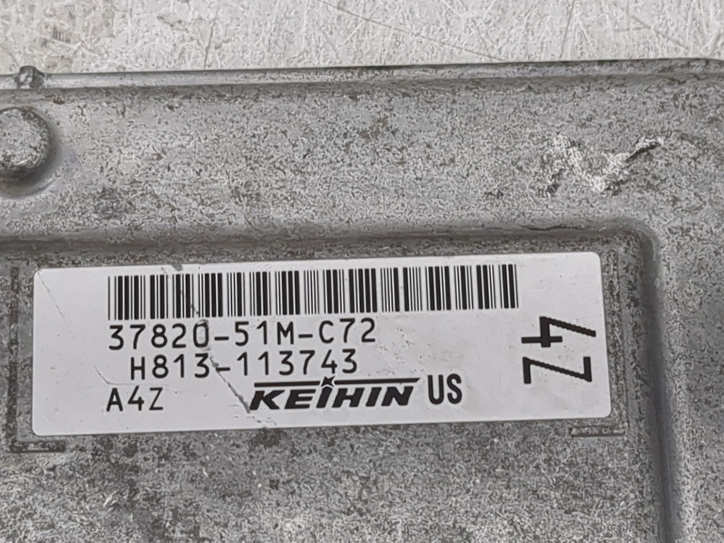 2017 Honda Hr-V PCM Engine Control Computer ECU ECM PCU OEM P/N:37820-51M-C72 Fits OEM Used Auto Parts - Oemusedautoparts1.c