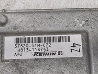 2017 Honda Hr-V PCM Engine Control Computer ECU ECM PCU OEM P/N:37820-51M-C72 Fits OEM Used Auto Parts - Oemusedautoparts1.c