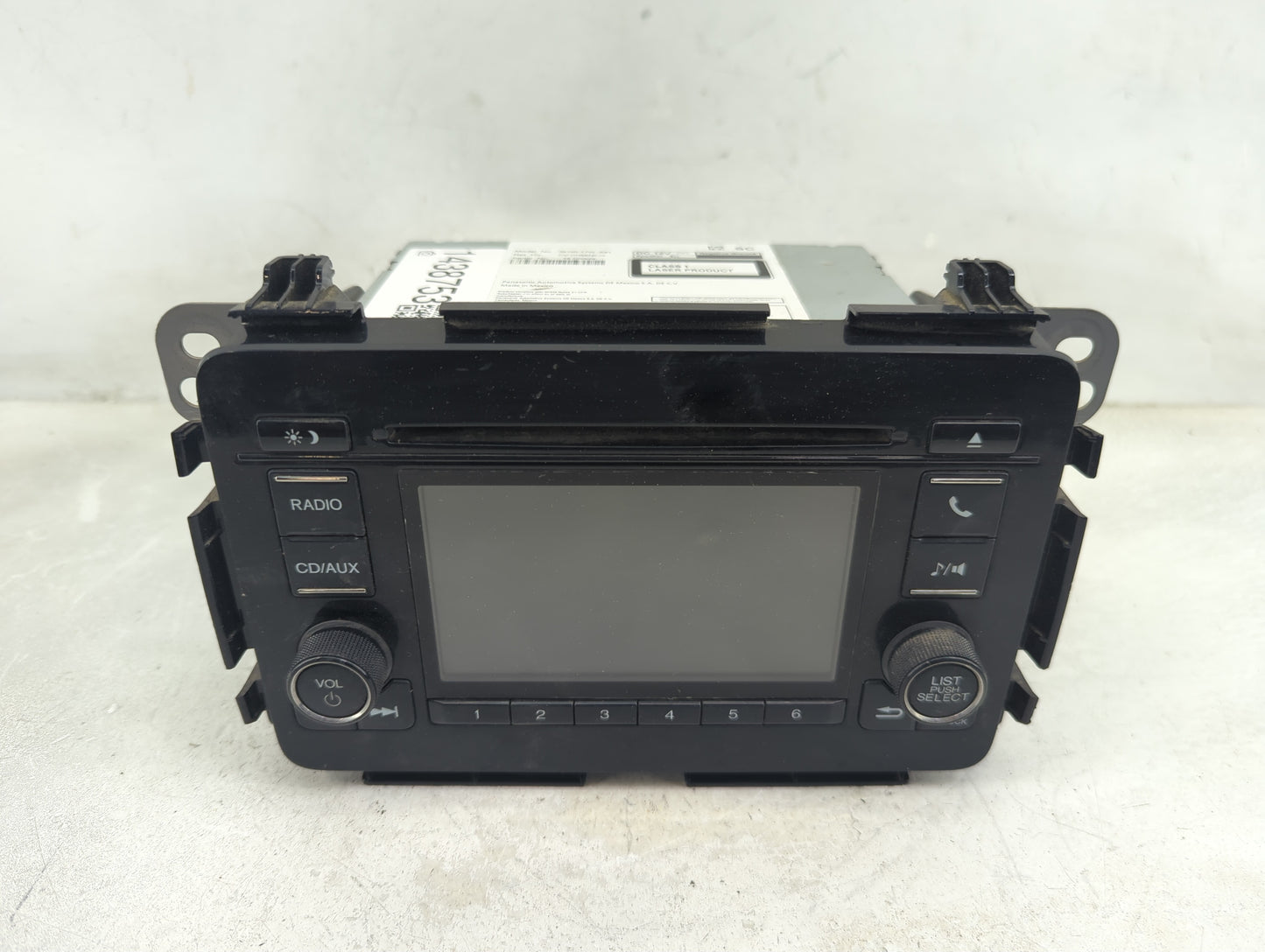 2017 Honda Hr-V Radio AM FM Cd Player Receiver Replacement P/N:39100-T7W-A81 CV-CH56N0JX Fits OEM Used Auto Parts - Oemuseda