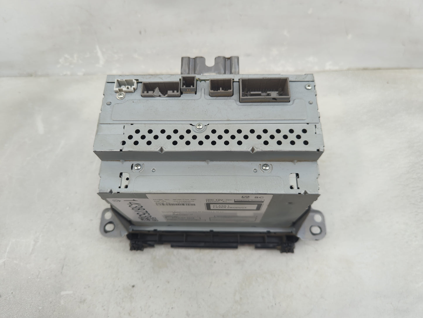 2017 Honda Hr-V Radio AM FM Cd Player Receiver Replacement P/N:39100-T7W-A81 CV-CH56N0JX Fits OEM Used Auto Parts - Oemuseda