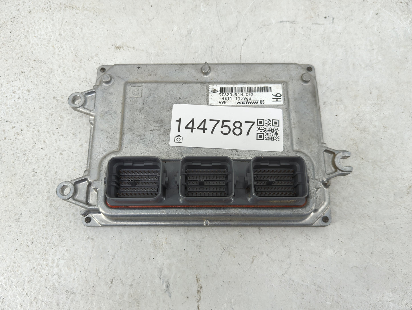 2017 Honda Hr-V PCM Engine Control Computer ECU ECM PCU OEM P/N:37820-51M-C52 Fits OEM Used Auto Parts - Oemusedautoparts1.c