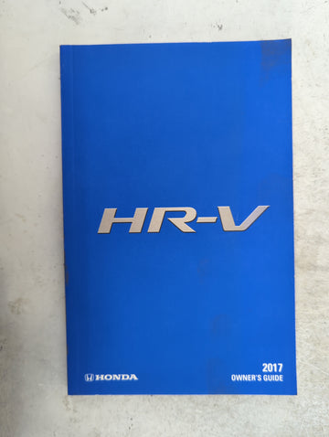 2017 Honda Hr-V Owners Manual Book Guide P/N:A0G05273 31T7AG11, 00X31-T7A-G111 OEM Used Auto Parts