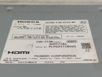 2017 Honda Hr-V Radio AM FM Cd Player Receiver Replacement P/N:39100-T7W-A210-M1 CVH-7738, AJDK082 Fits OEM Used Auto Parts 