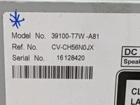 2017 Honda Hr-V Radio AM FM Cd Player Receiver Replacement P/N:39100-T7W-A81 CV-CH56N0JX Fits OEM Used Auto Parts - Oemuseda