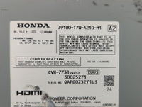 2017-2017 Honda Hr-v Am Fm Cd Player Radio Receiver 572189 - Oemusedautoparts1.com