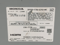 2017-2017 Honda Hr-v Am Fm Cd Player Radio Receiver - Oemusedautoparts1.com