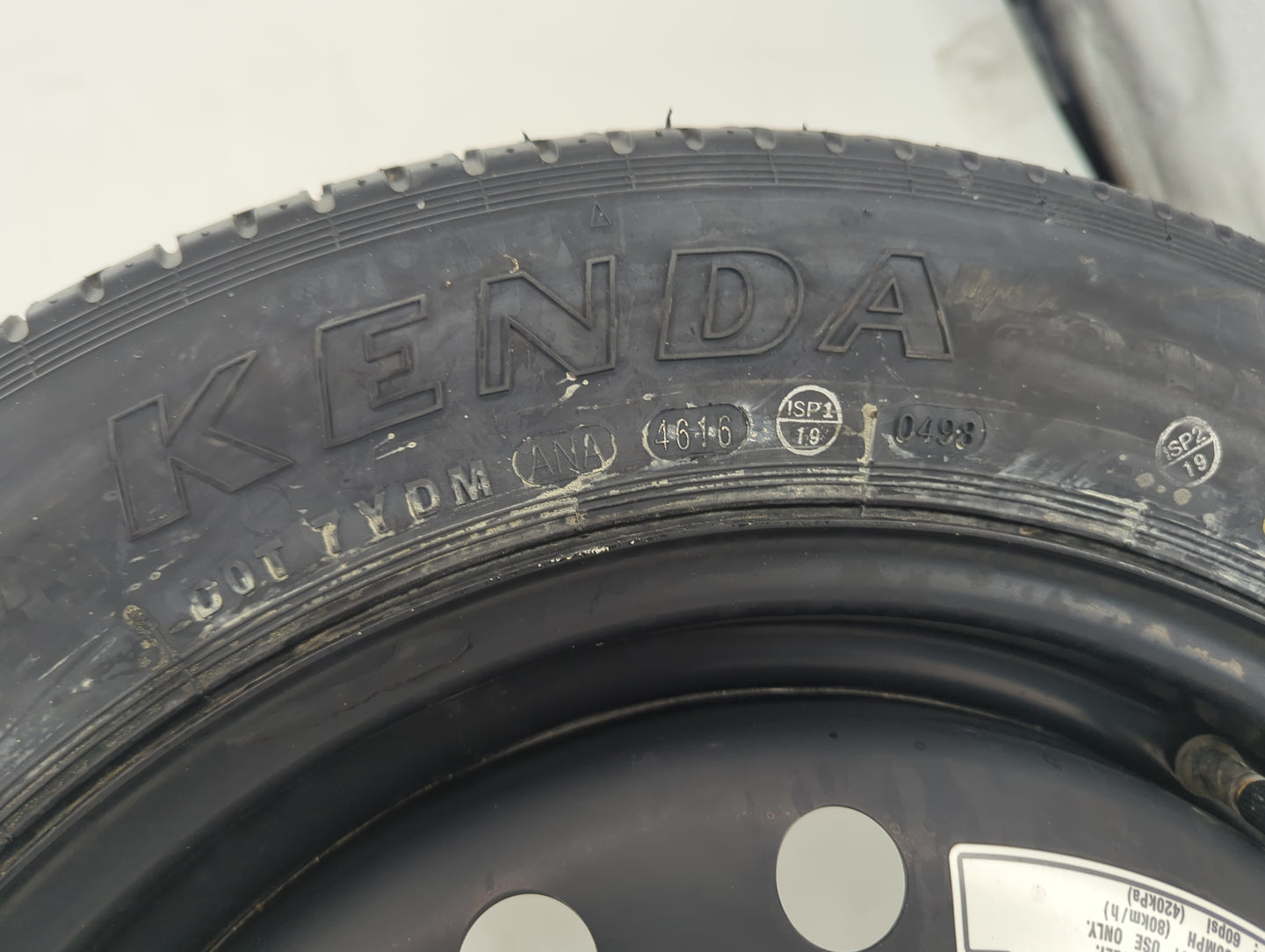 Honda Hrv Spare Donut Tire Wheel Rim Oem 1486931 - Oemusedautoparts1.com